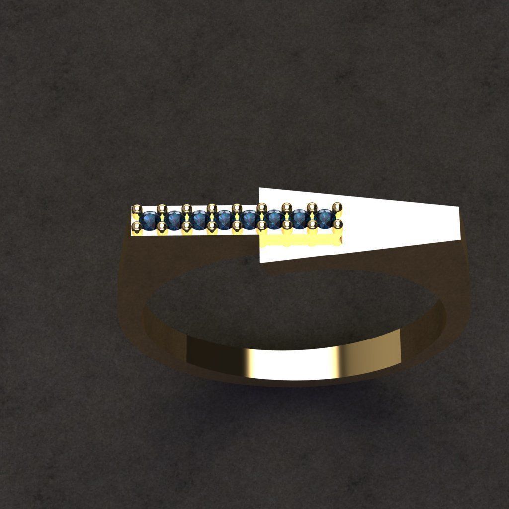 50 adet women ring 3D model_39