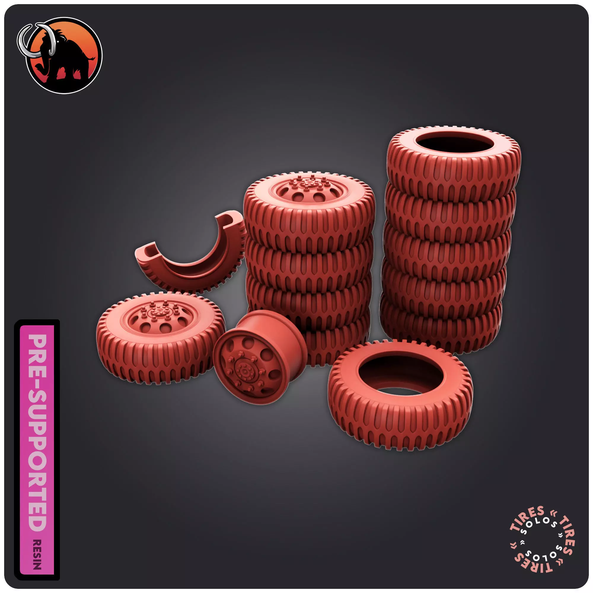 Tires 3D print model
