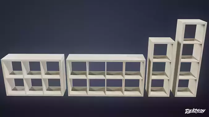 SUBURBS - Dresser Set 10 - LOW POLY AND NANITE