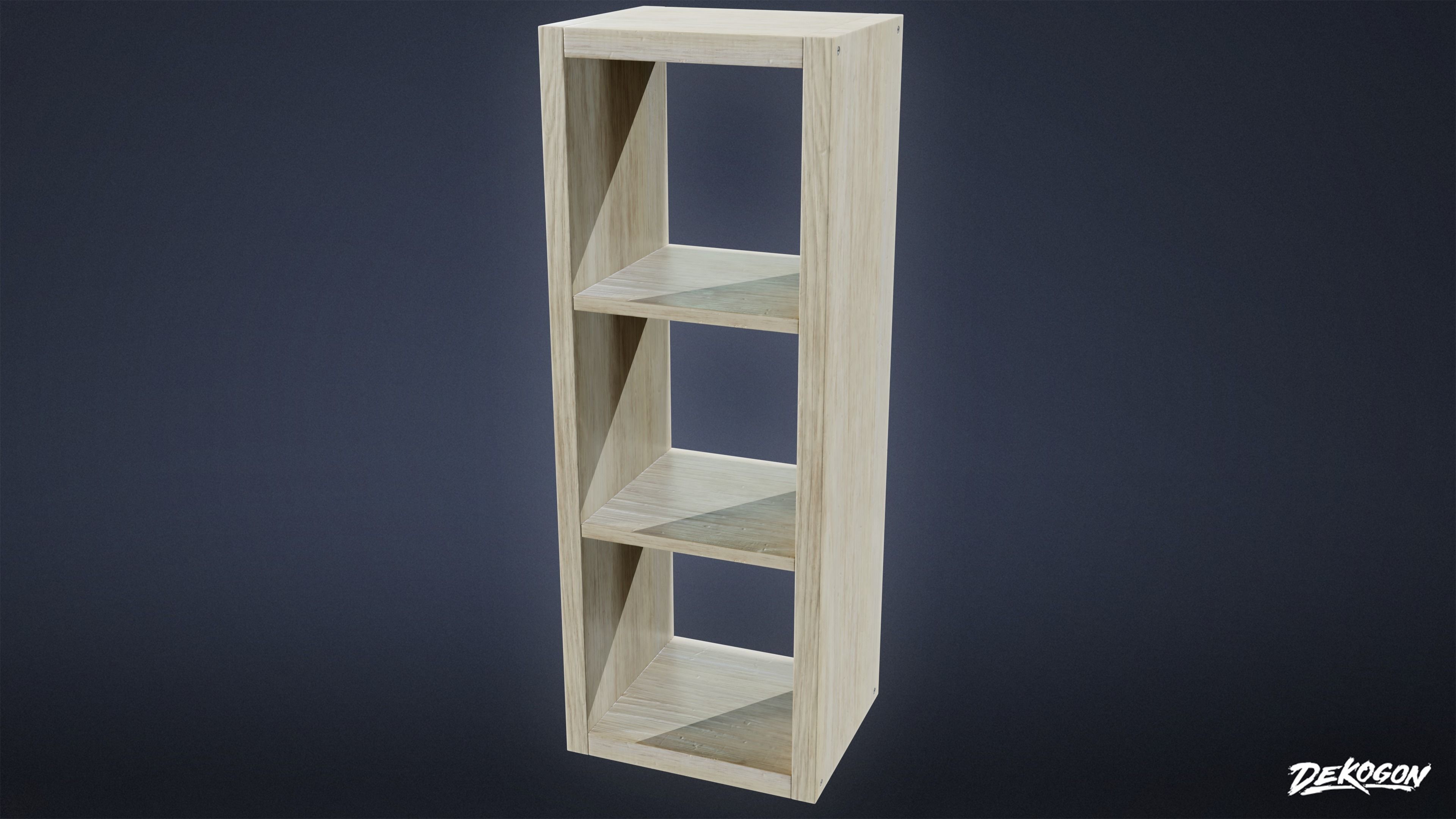 SUBURBS - Dresser Set 10 - LOW POLY AND NANITE Low-poly 3D model_5