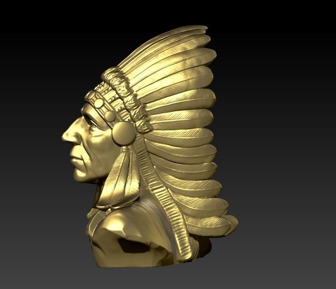 Native American Proud 3D print model_17