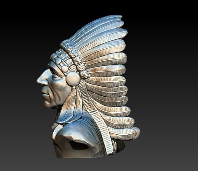 Native American Proud 3D print model_1