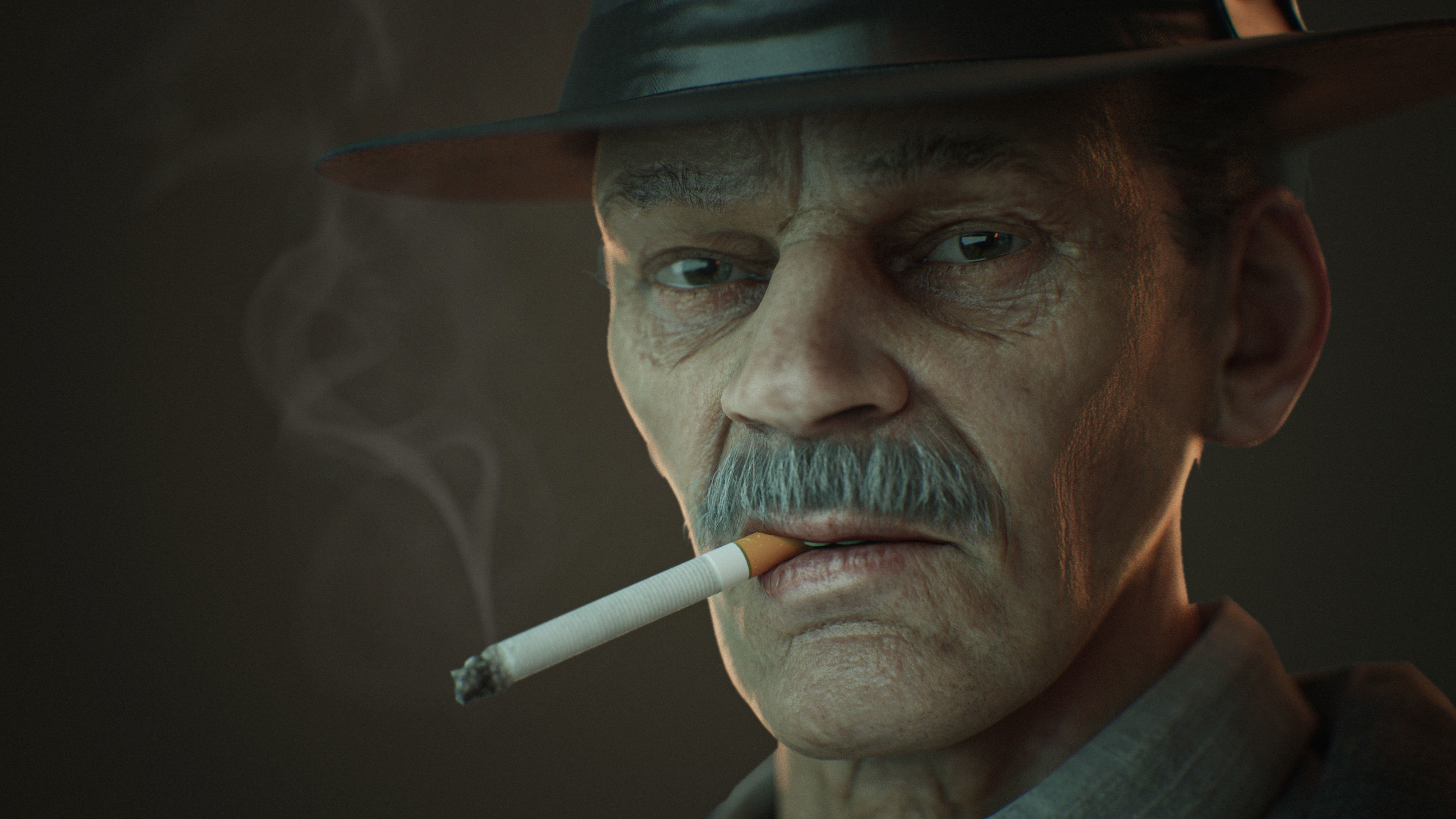 POLICE DETECTIVE - ARTHUR - Low-poly 3D model Low-poly 3D model_3