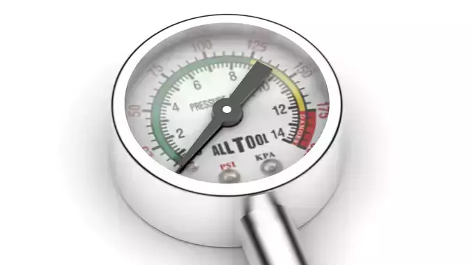 Pressure Gauge 4K 3D model