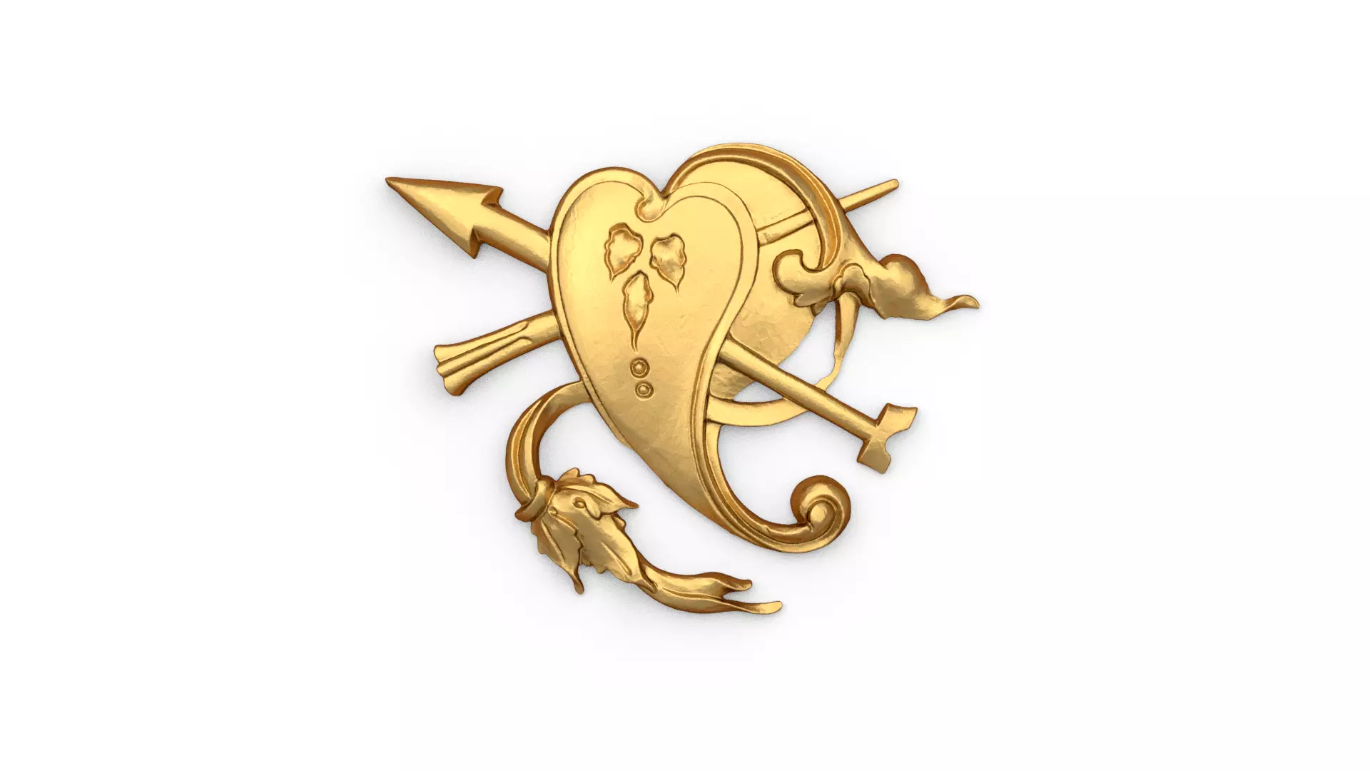 Classic carved decor ornament 485 3D print model_0