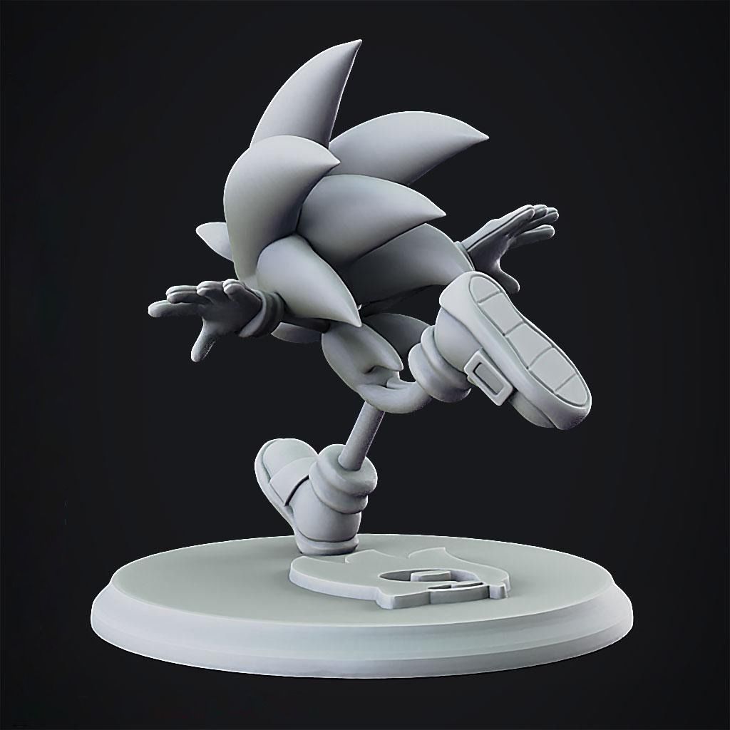 Sonic The Hedgehog 3D print model_3