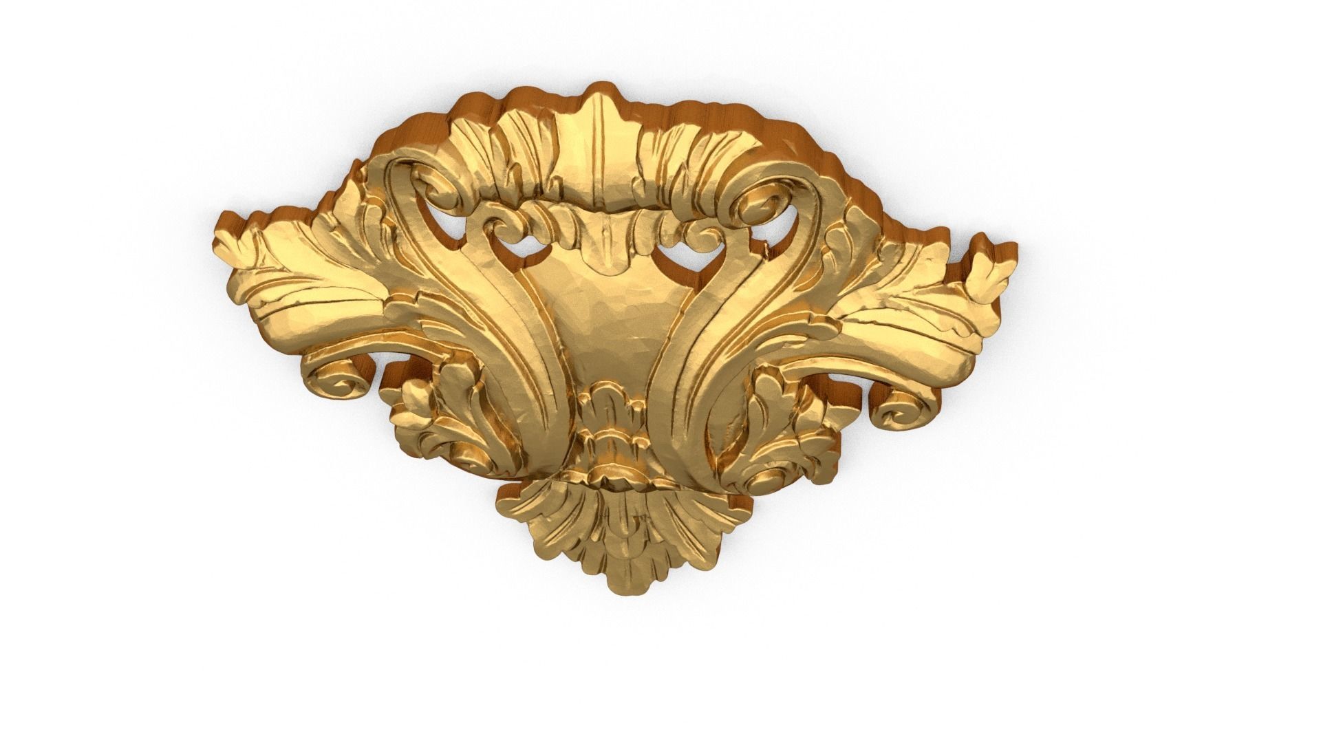 Classic carved decor ornament 486 3D print model_4