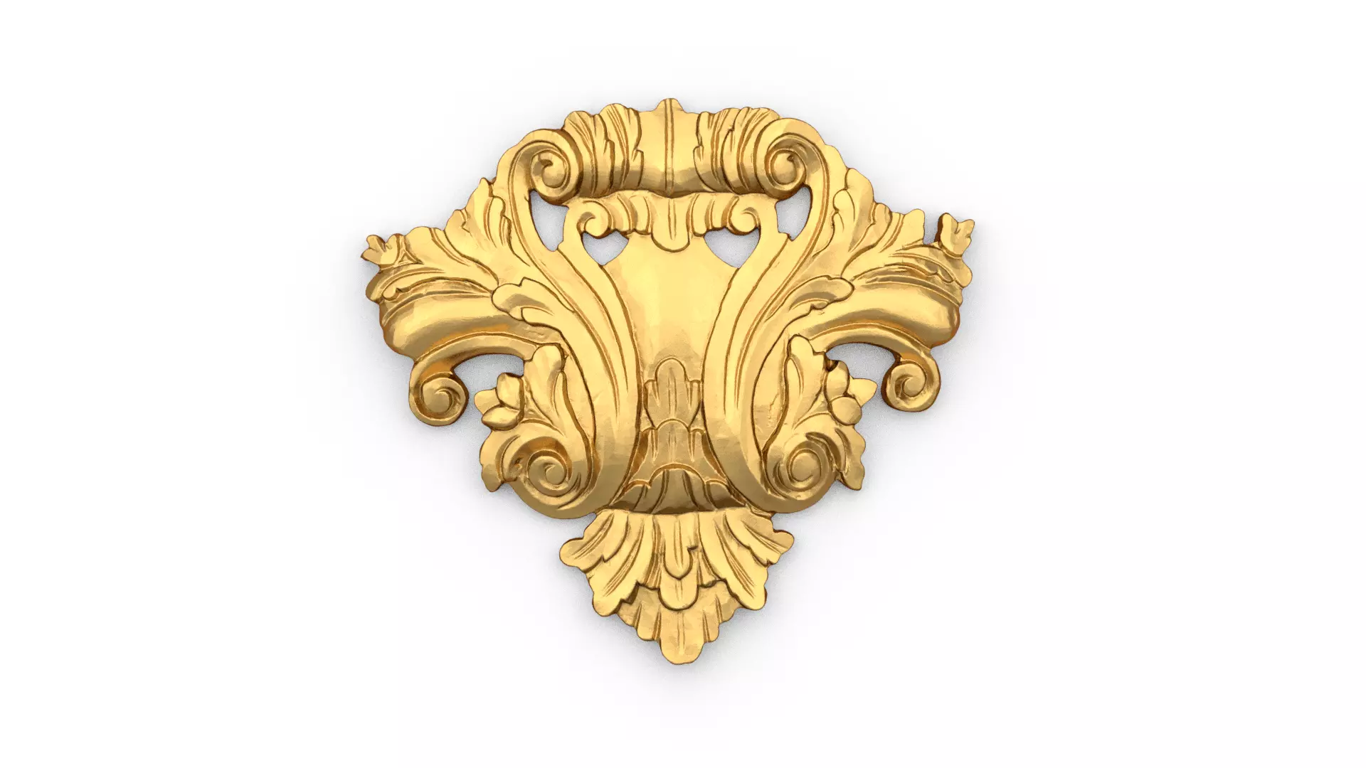 Classic carved decor ornament 486 3D print model_0