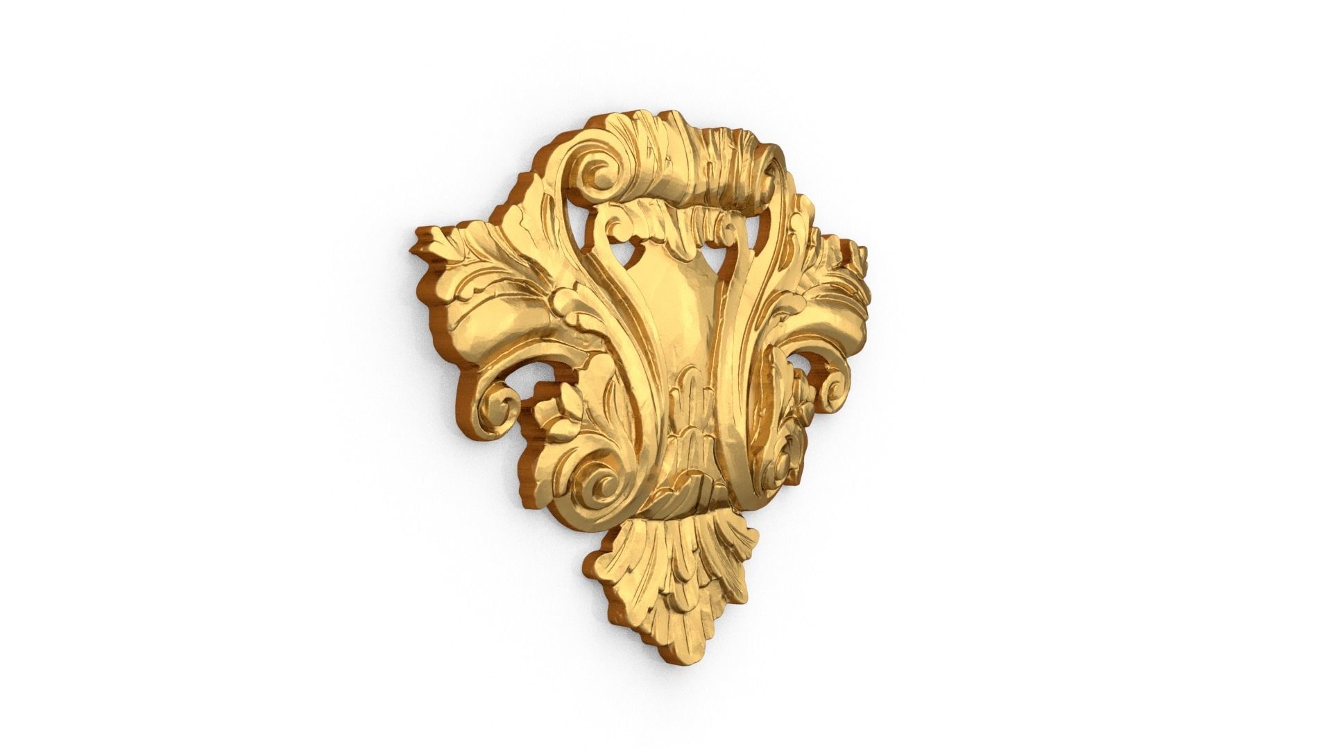 Classic carved decor ornament 486 3D print model_1