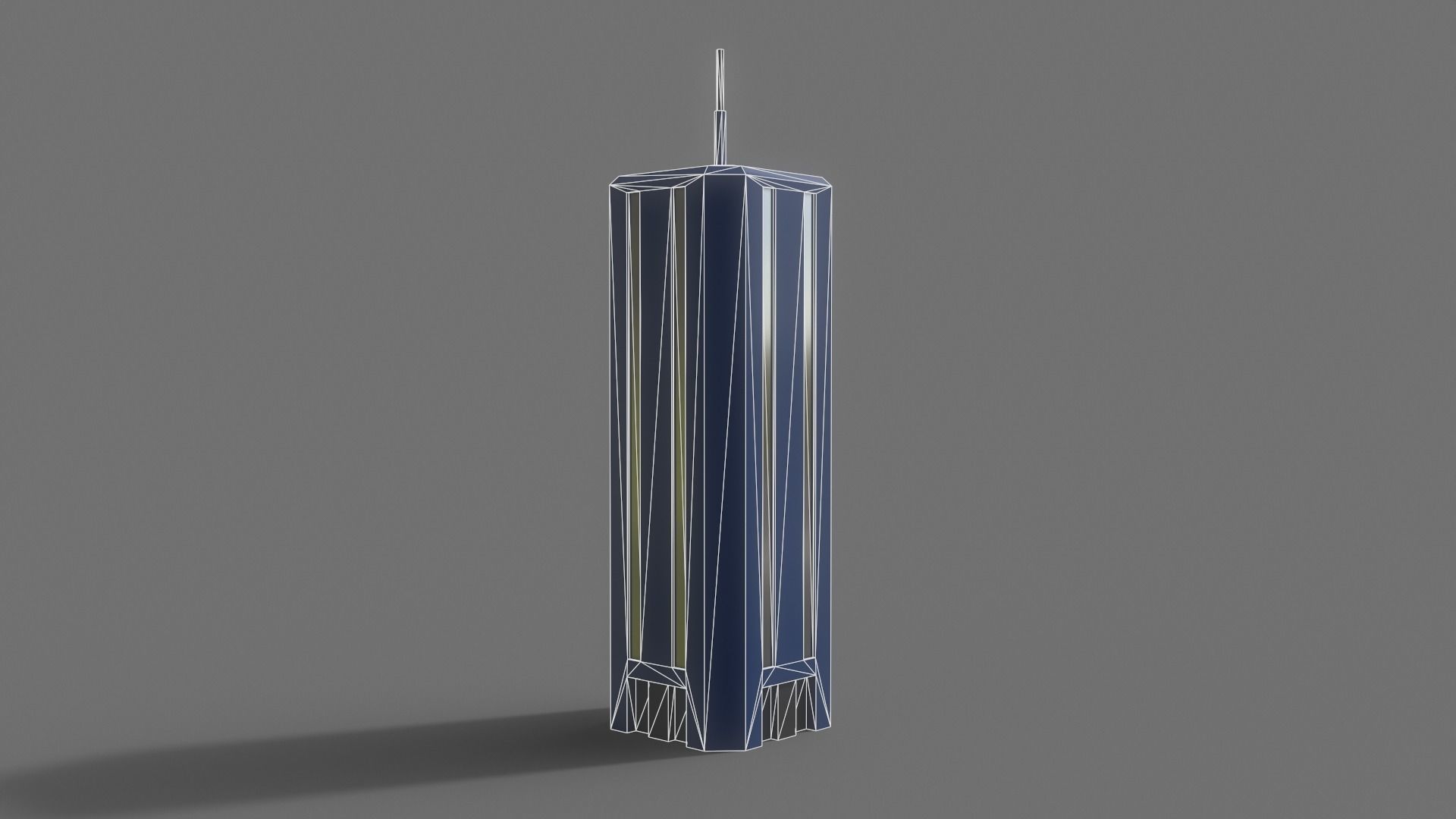 PBR Sci-Fi Building A32 Low-poly 3D model_11
