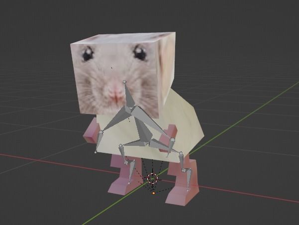 rata poligonal epic backflip Free 3D model_2