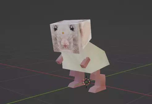 rata poligonal epic backflip Free 3D model_0