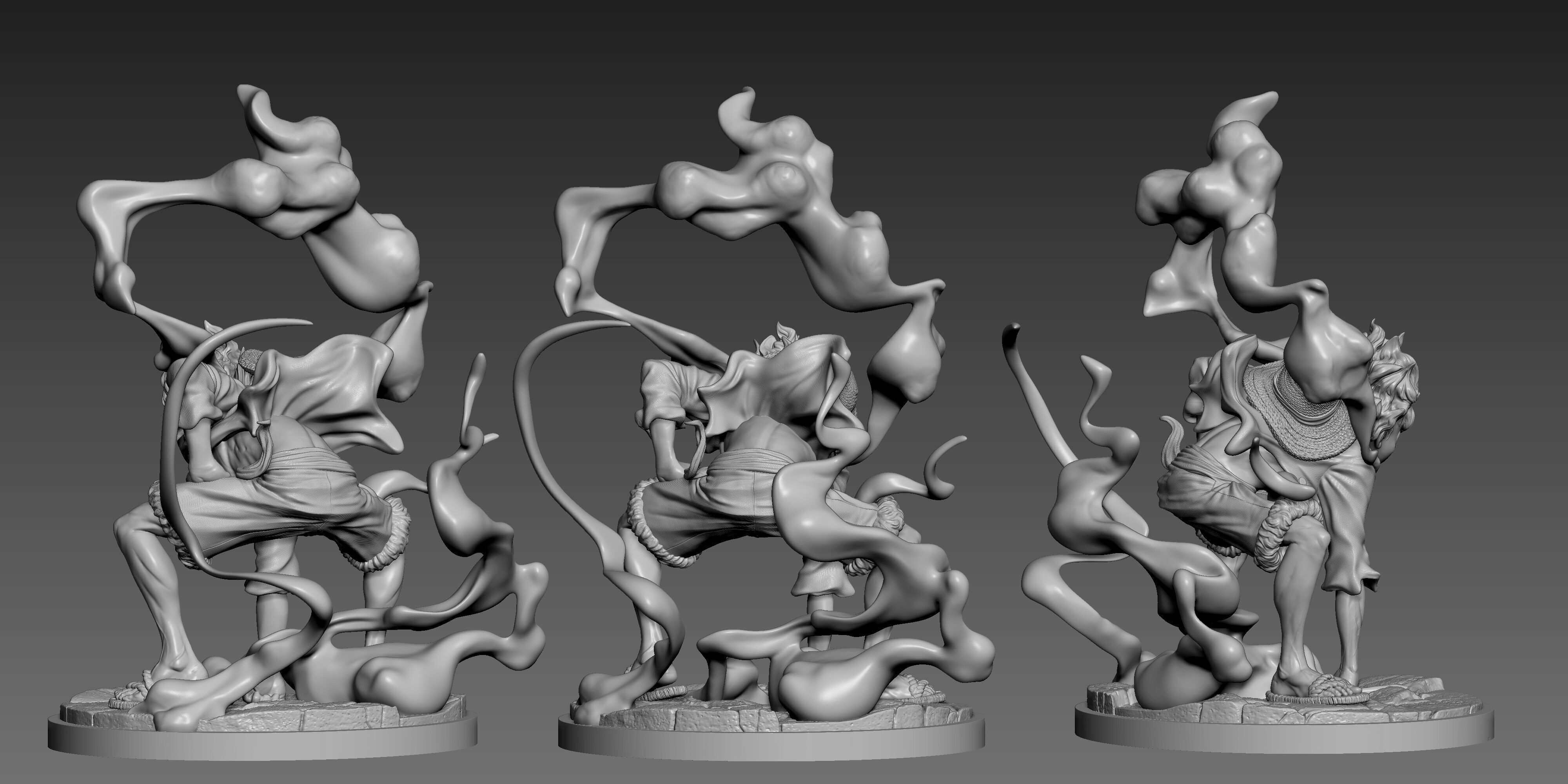 Luffy Gear Five 3D print model_5