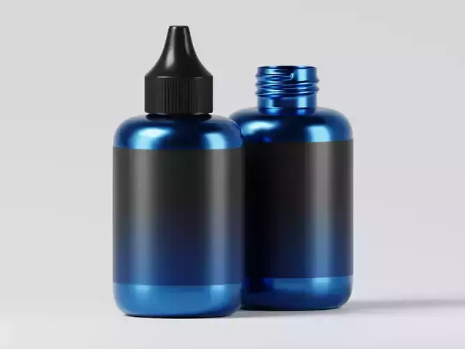 Cosmetic or Medicine Product Bottle 3D Model