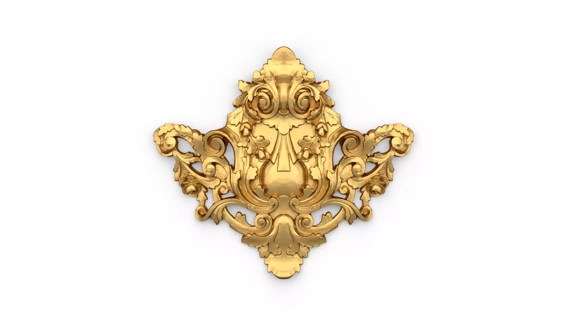 Classic carved decor ornament 487 3D print model_0