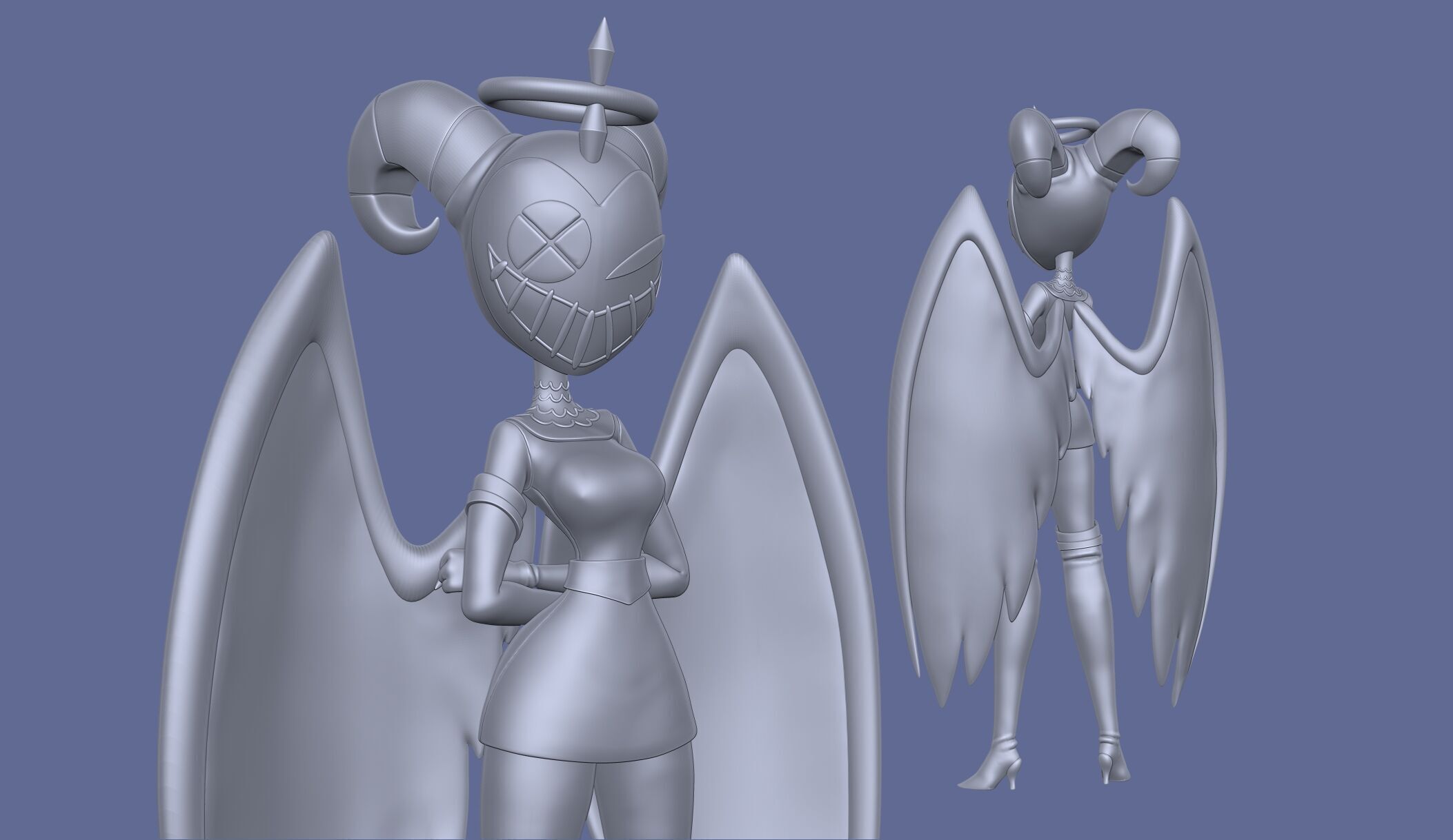 Lute Hazbin Hotel 3D print model_7