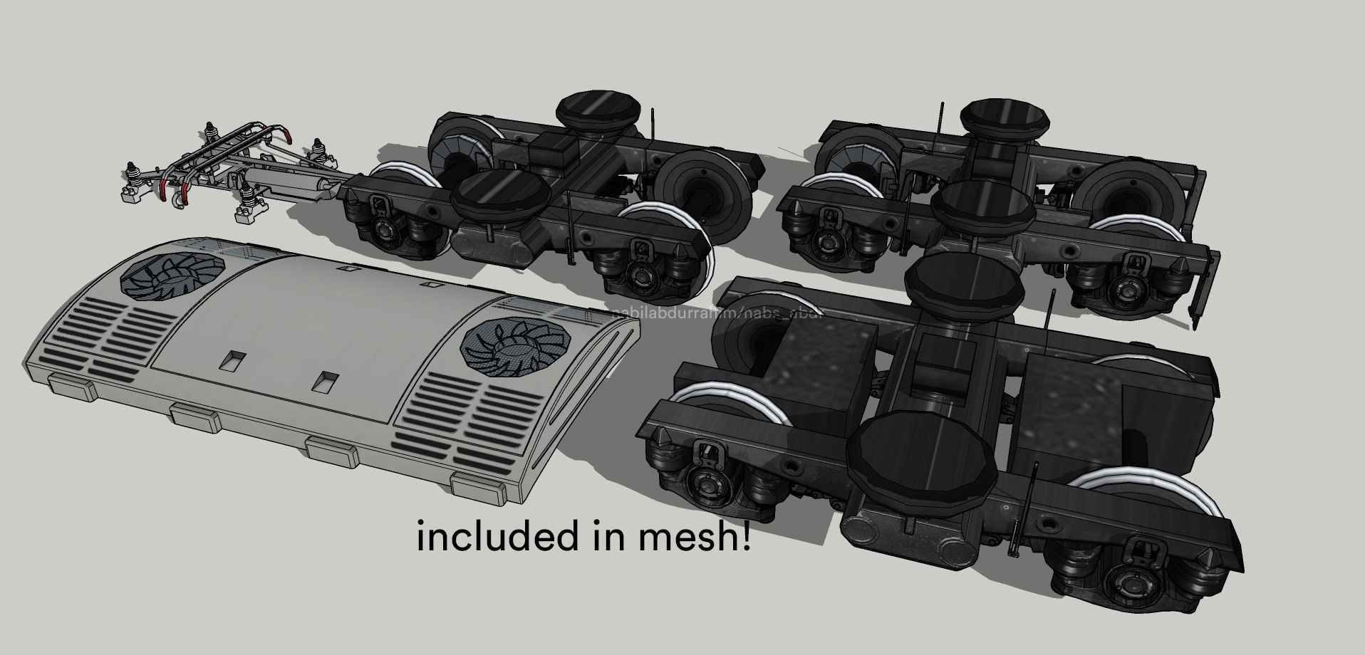 JR205-600 Utsunomiya Line Y1 Marchen 3D model_3