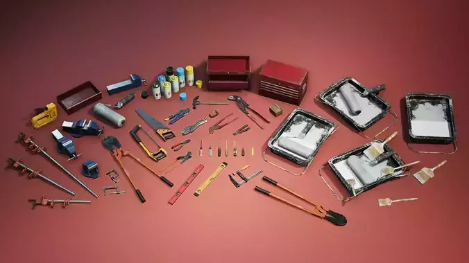 Hand Tools and Clamps Pack