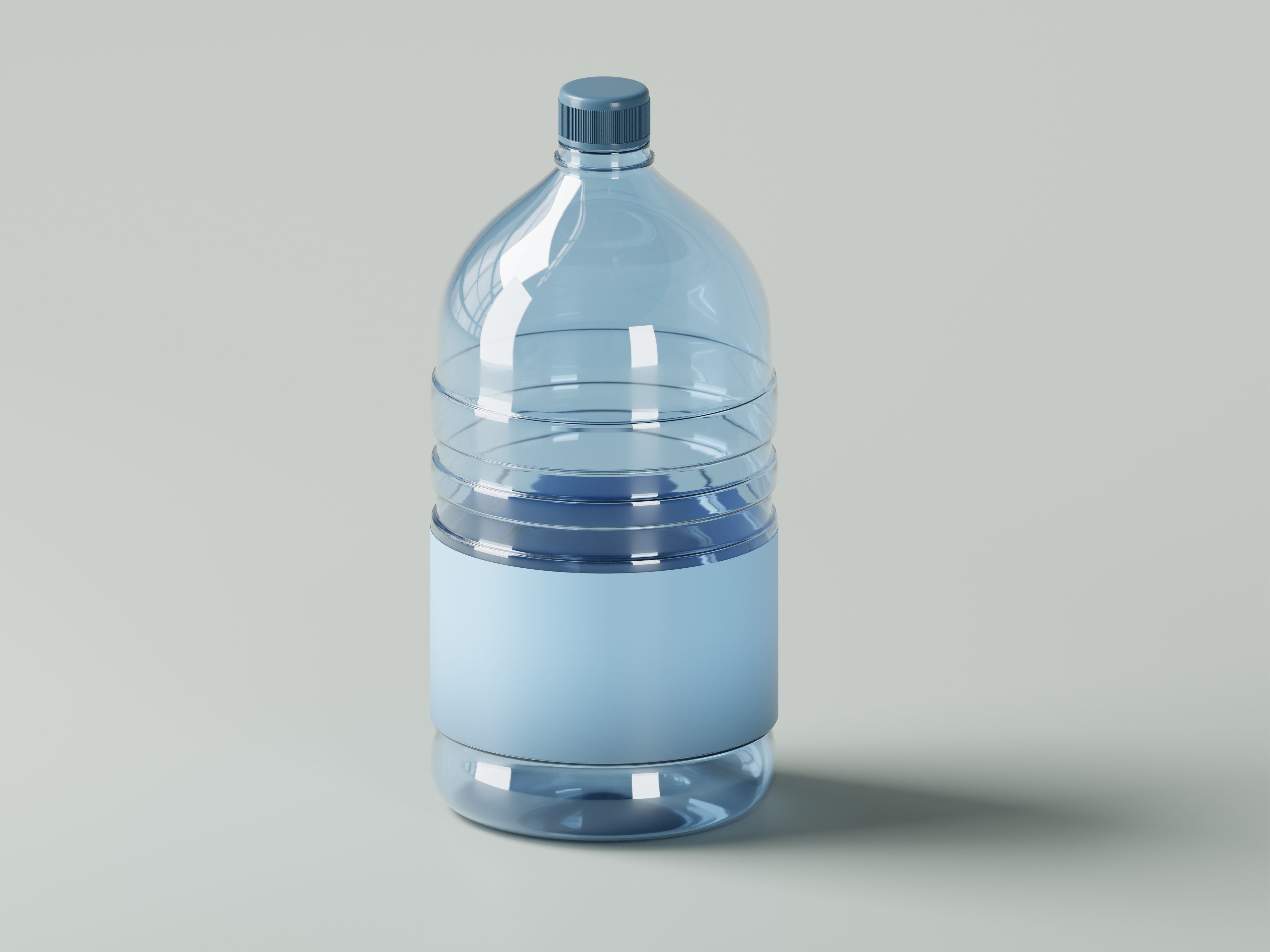 Drinking Water Bottle 3D Model Low-poly 3D model_3