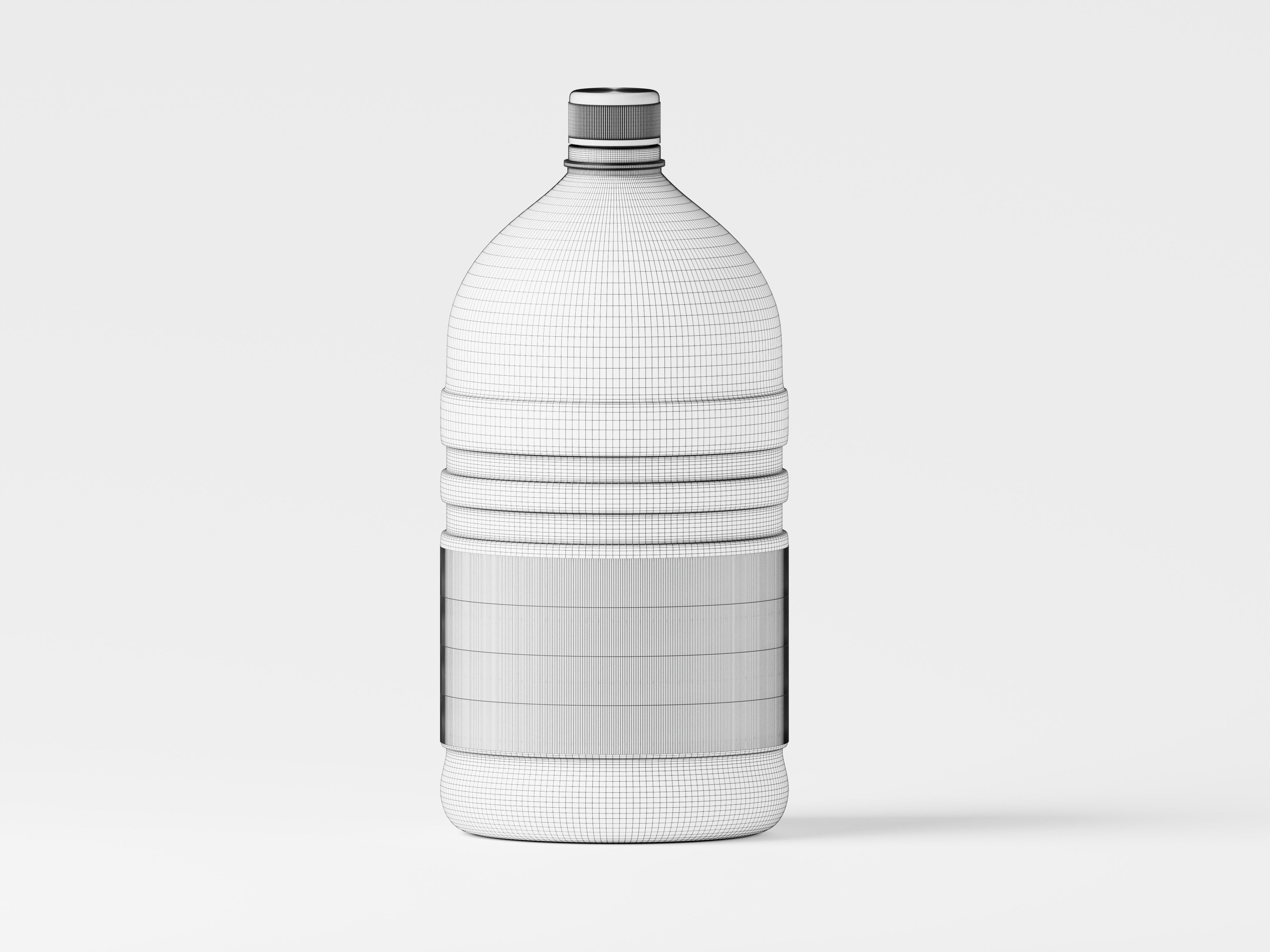 Drinking Water Bottle 3D Model Low-poly 3D model_2