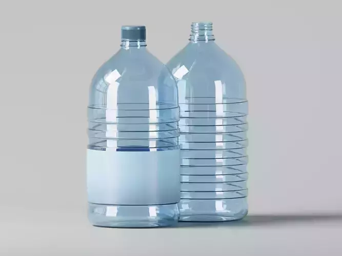 Drinking Water Bottle 3D Model