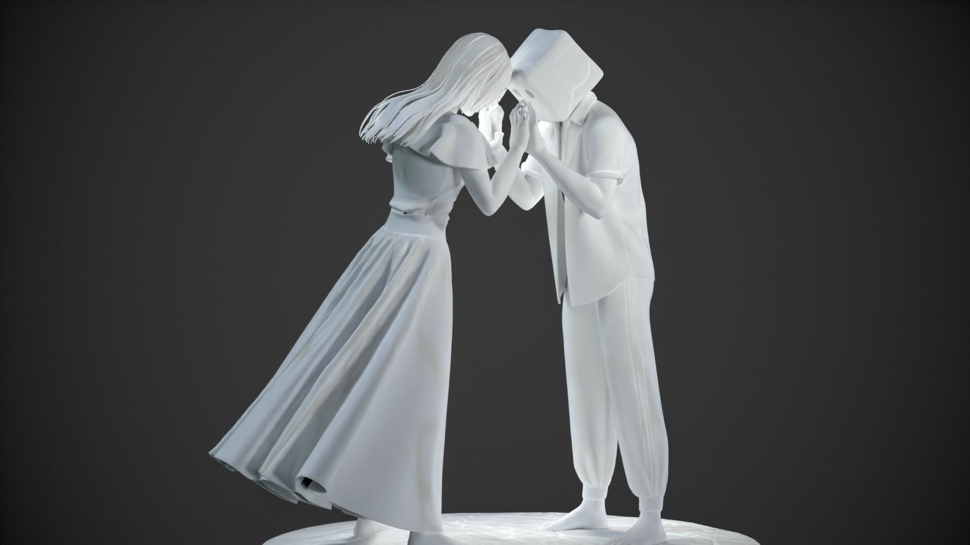 WHO AM I  3D print model_3