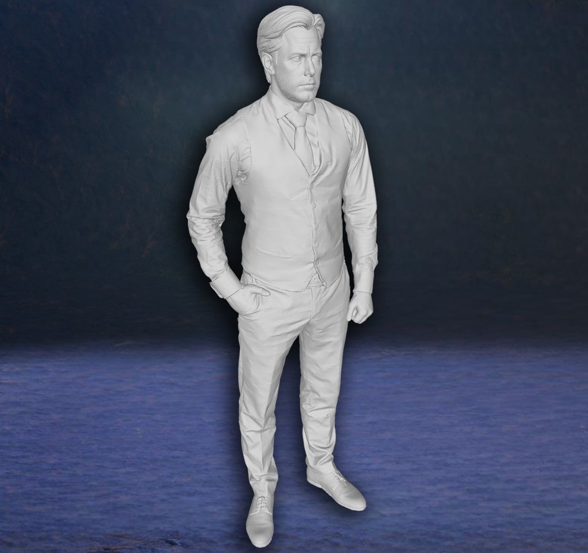 Ben Affleck Batman Super Action Figures Custom 3D print model 3D print model_1