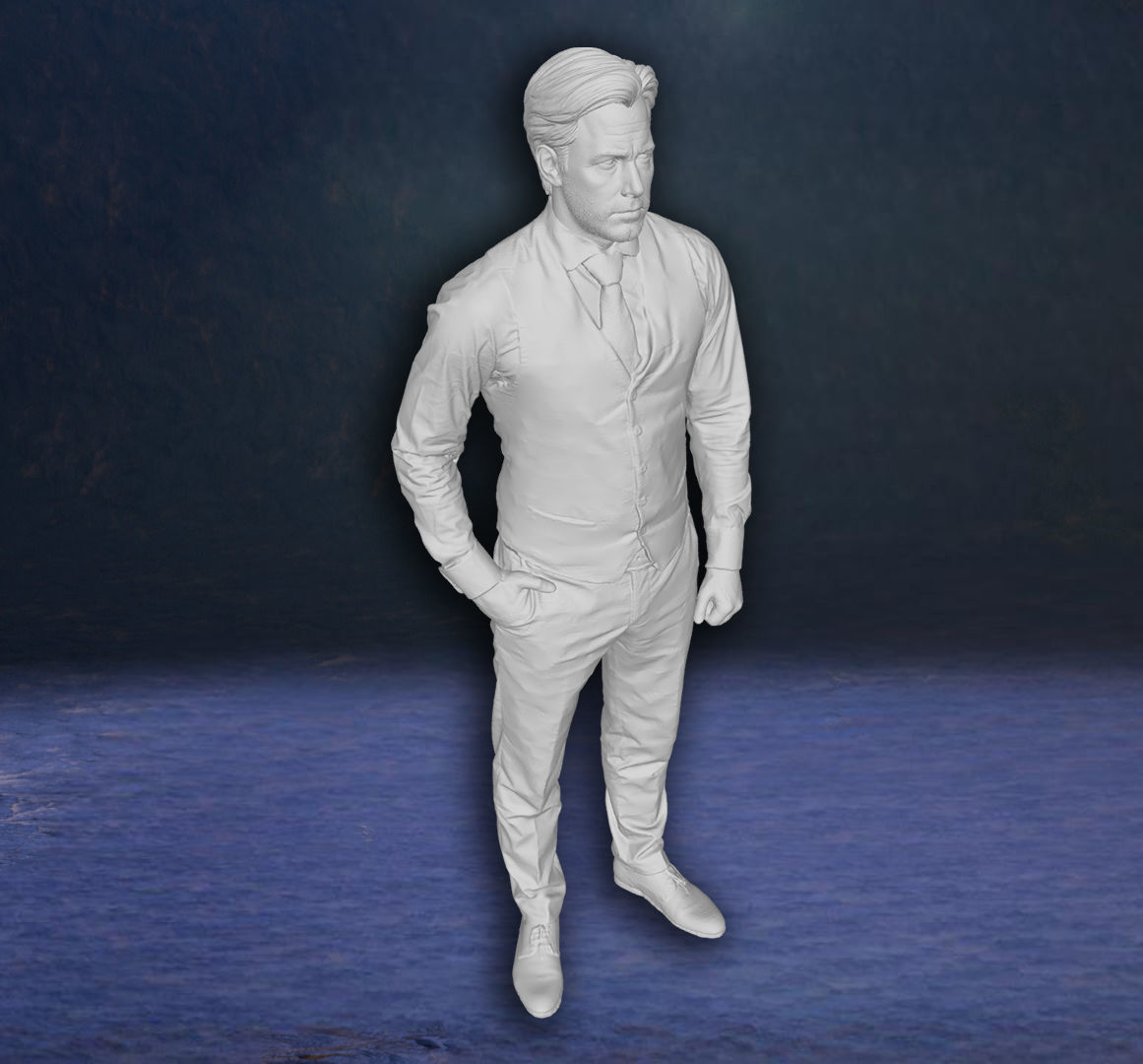 Ben Affleck Batman Super Action Figures Custom 3D print model 3D print model_6