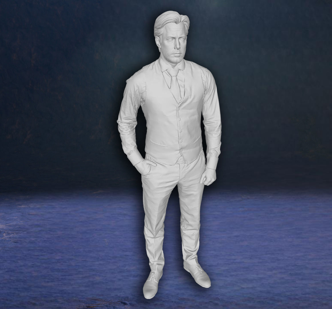 Ben Affleck Batman Super Action Figures Custom 3D print model 3D print model_12