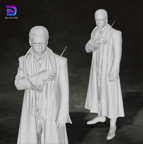 Colin Farrell Fantastic Beasts Harry Potter Newt  3D print model 3D print model