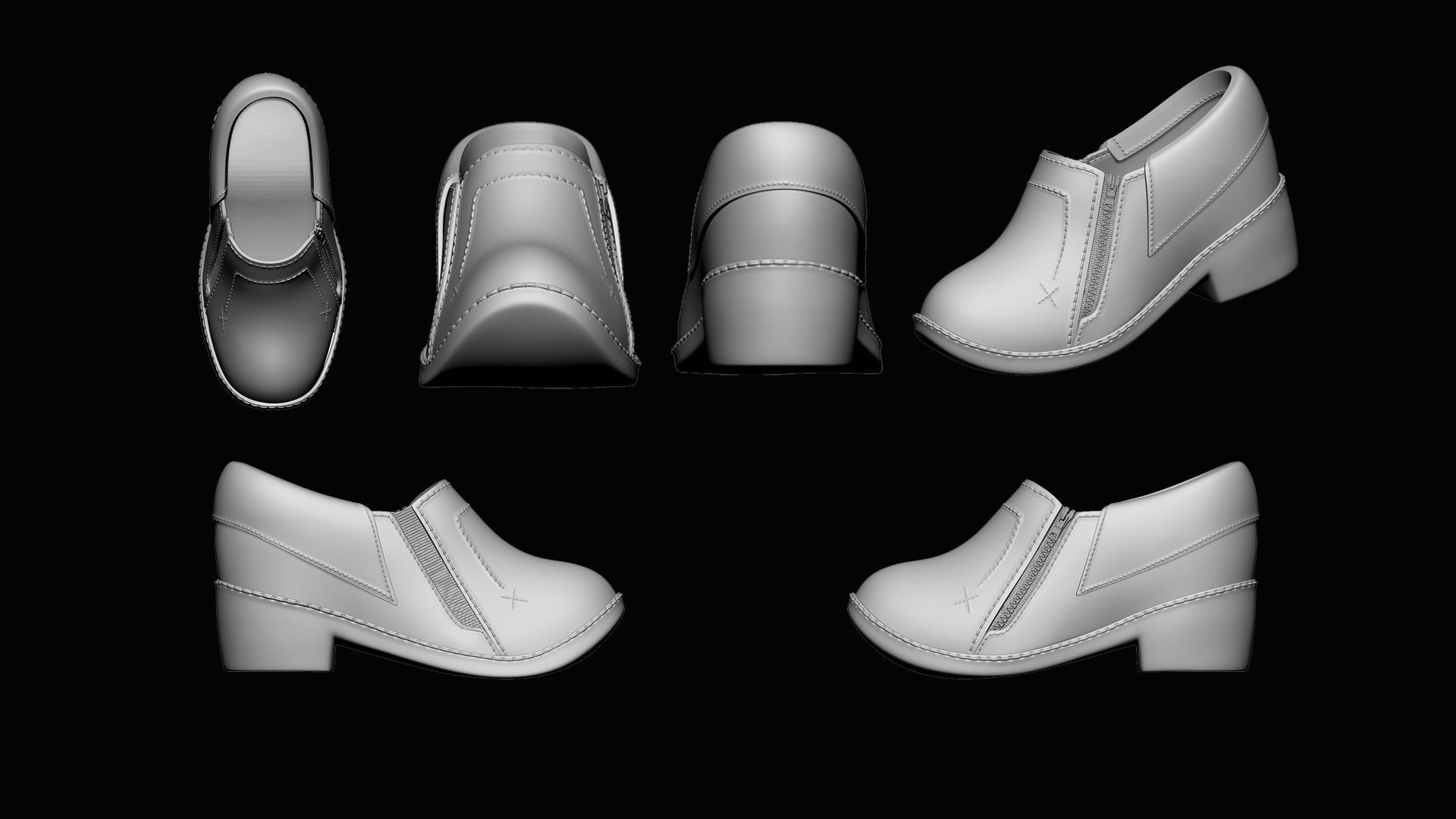 Shoes 3D model_9