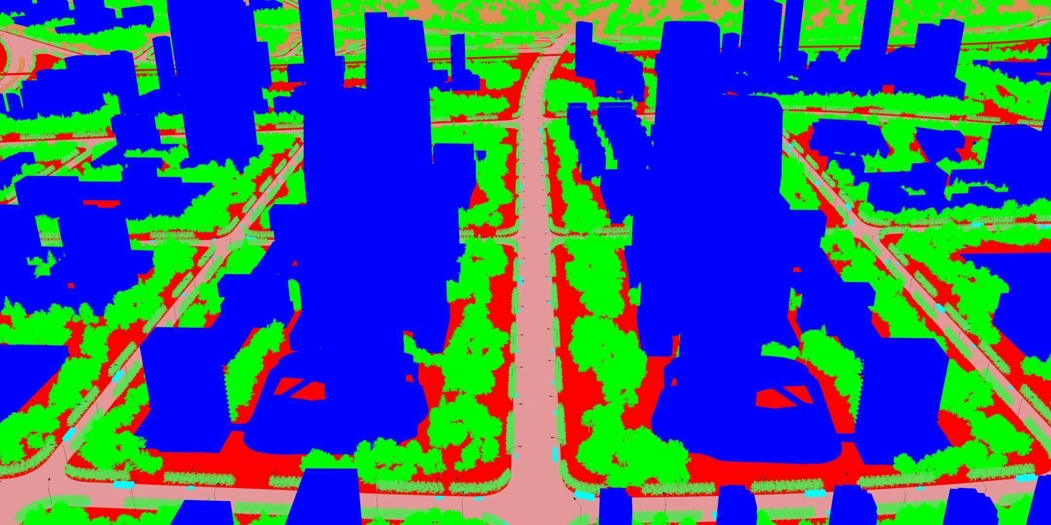 3D model Urban Architecture Block Landscape Animation 3D model 3D model_12