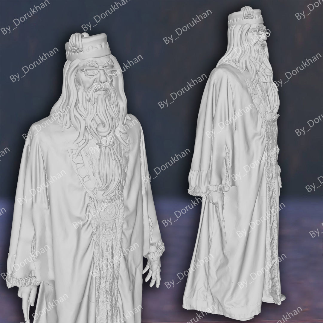Albus Dumbledore Harry Potter Hogwarts Figures 3D print model 3D print model_2