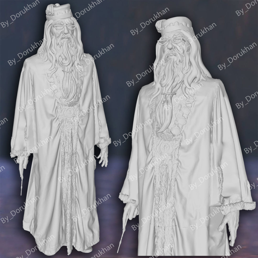 Albus Dumbledore Harry Potter Hogwarts Figures 3D print model 3D print model_1