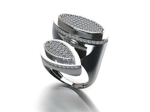 jewelry ring 3D print model_3