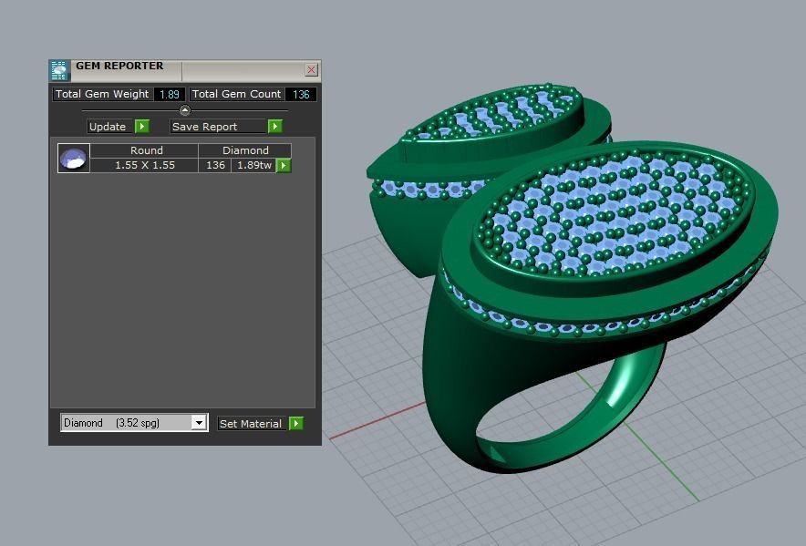 jewelry ring 3D print model_7