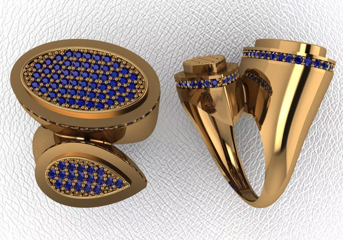 jewelry ring 3D print model_0