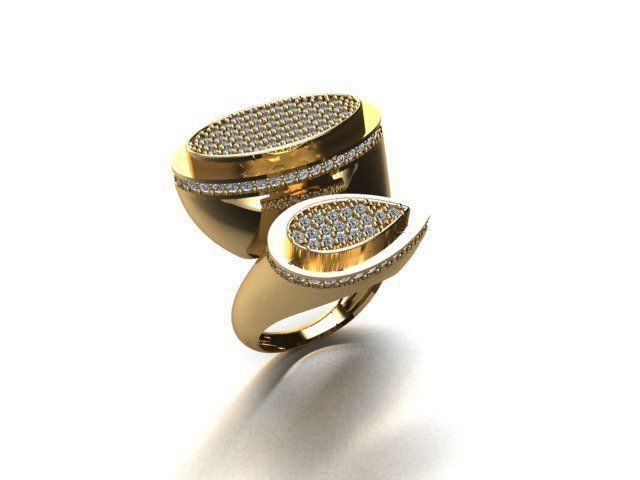 jewelry ring 3D print model_1