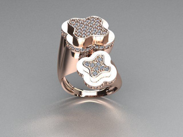 jewelry ring 3D print model_3