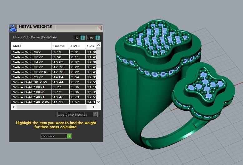 jewelry ring 3D print model_5