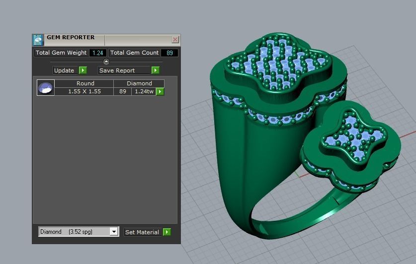 jewelry ring 3D print model_6