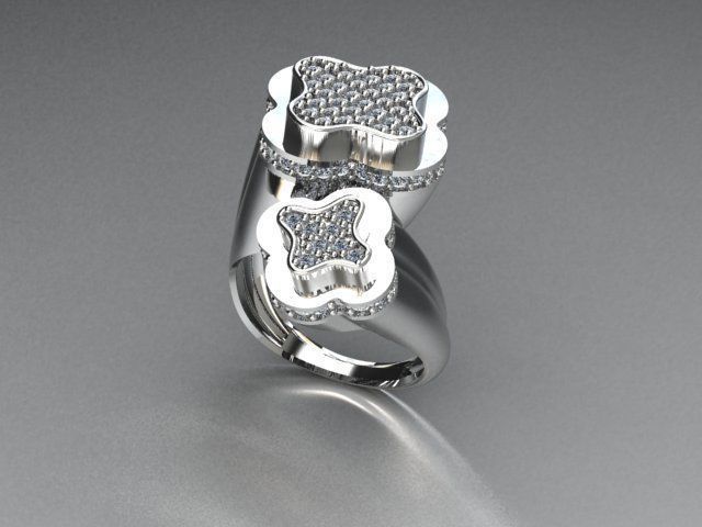 jewelry ring 3D print model_2