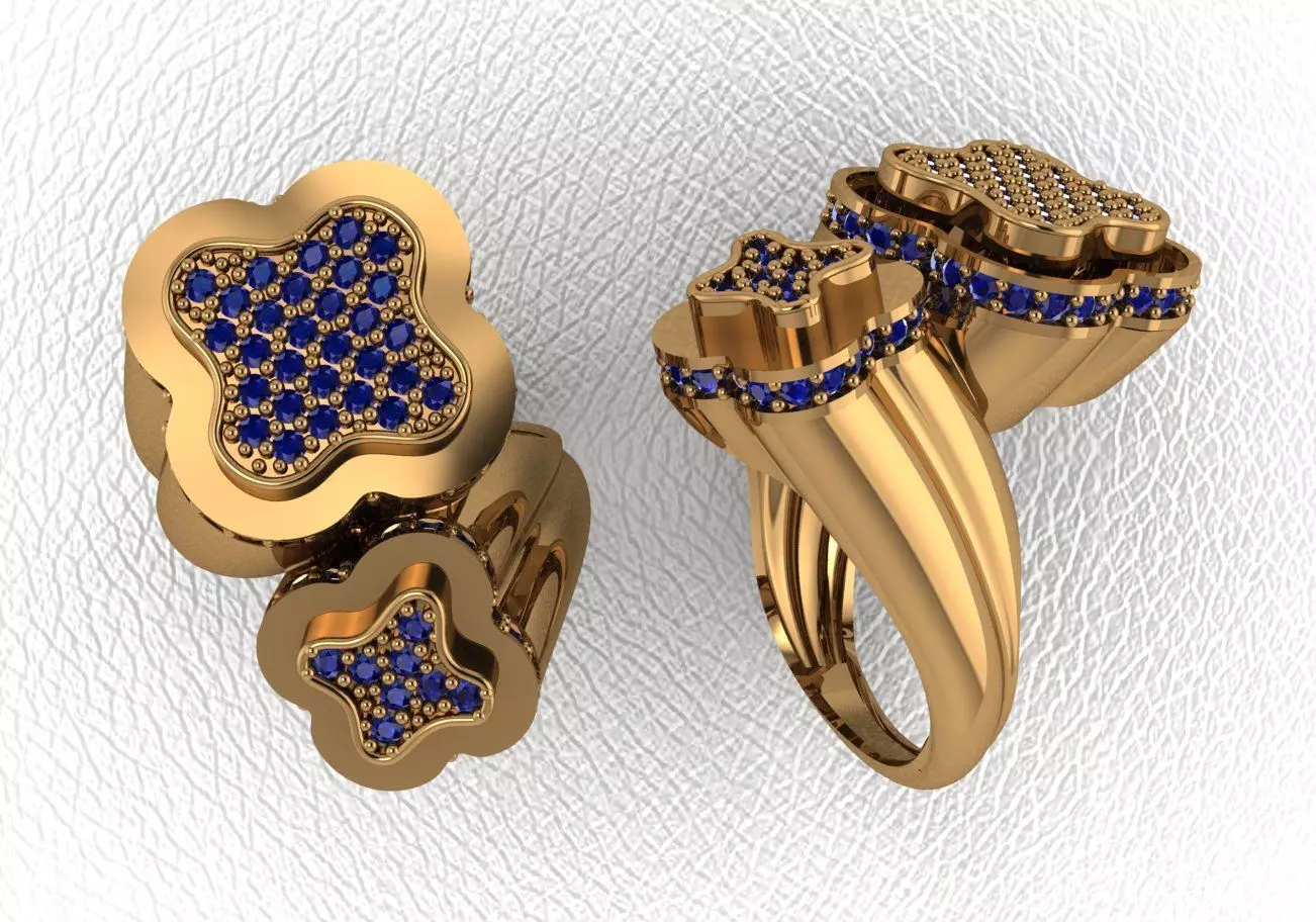 jewelry ring 3D print model_0