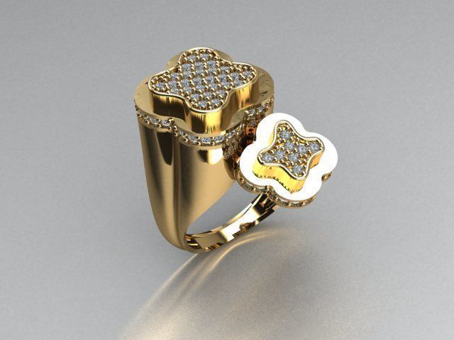 jewelry ring 3D print model_1