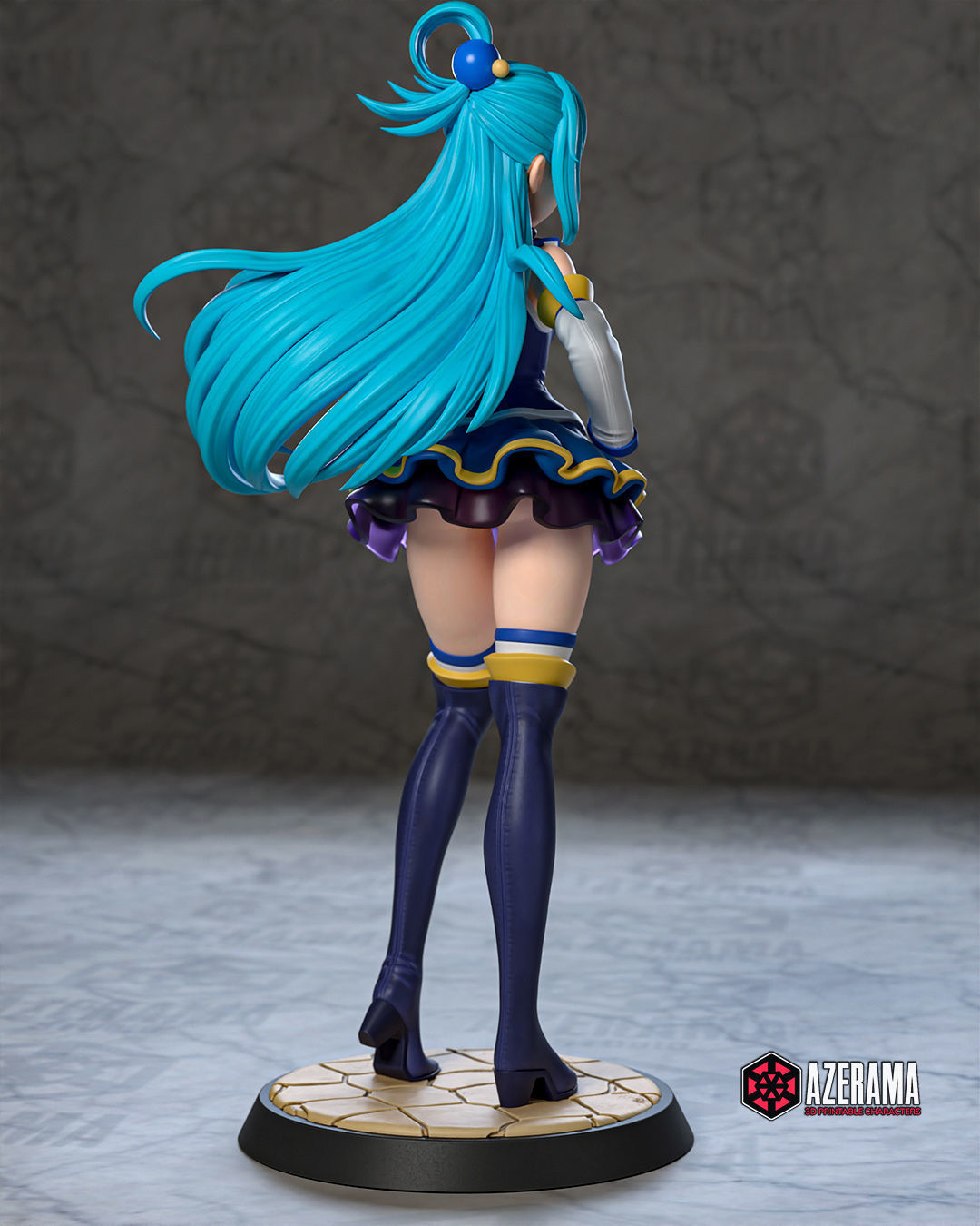 Aqua STL Ready for 3D Printing 3D print model_4