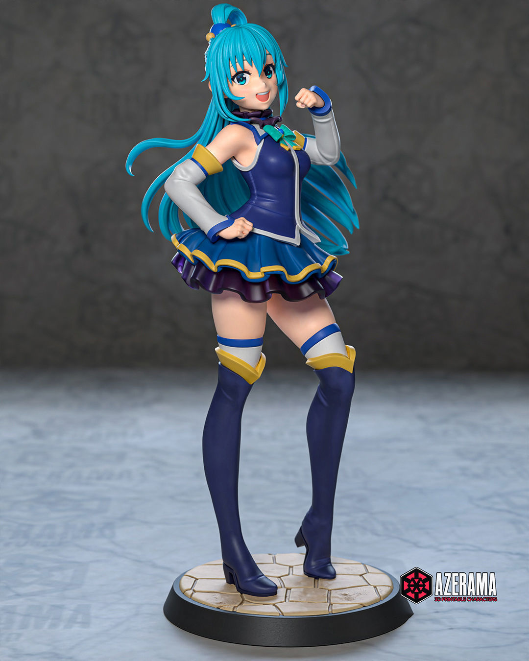 Aqua STL Ready for 3D Printing 3D print model_2