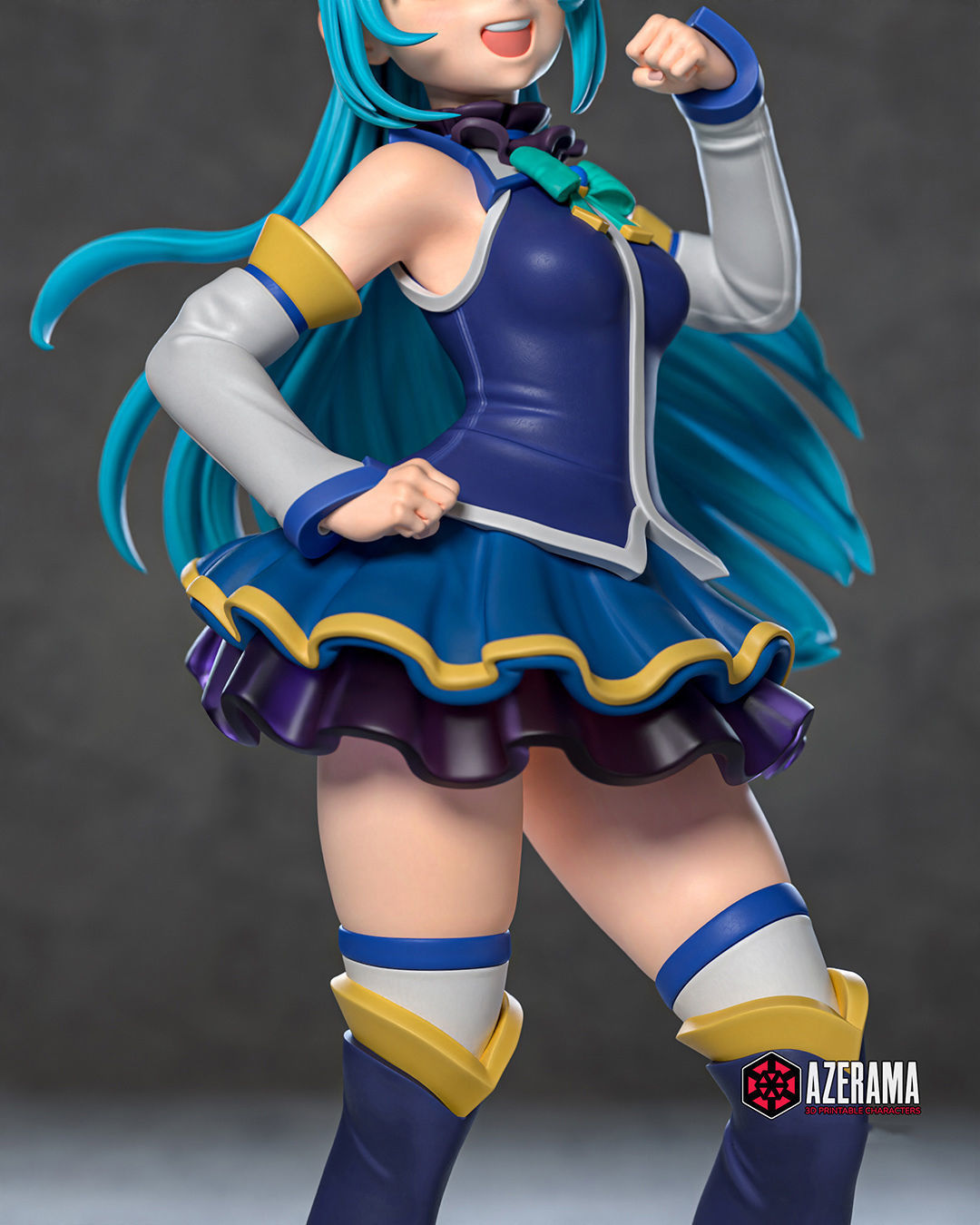 Aqua STL Ready for 3D Printing 3D print model_8