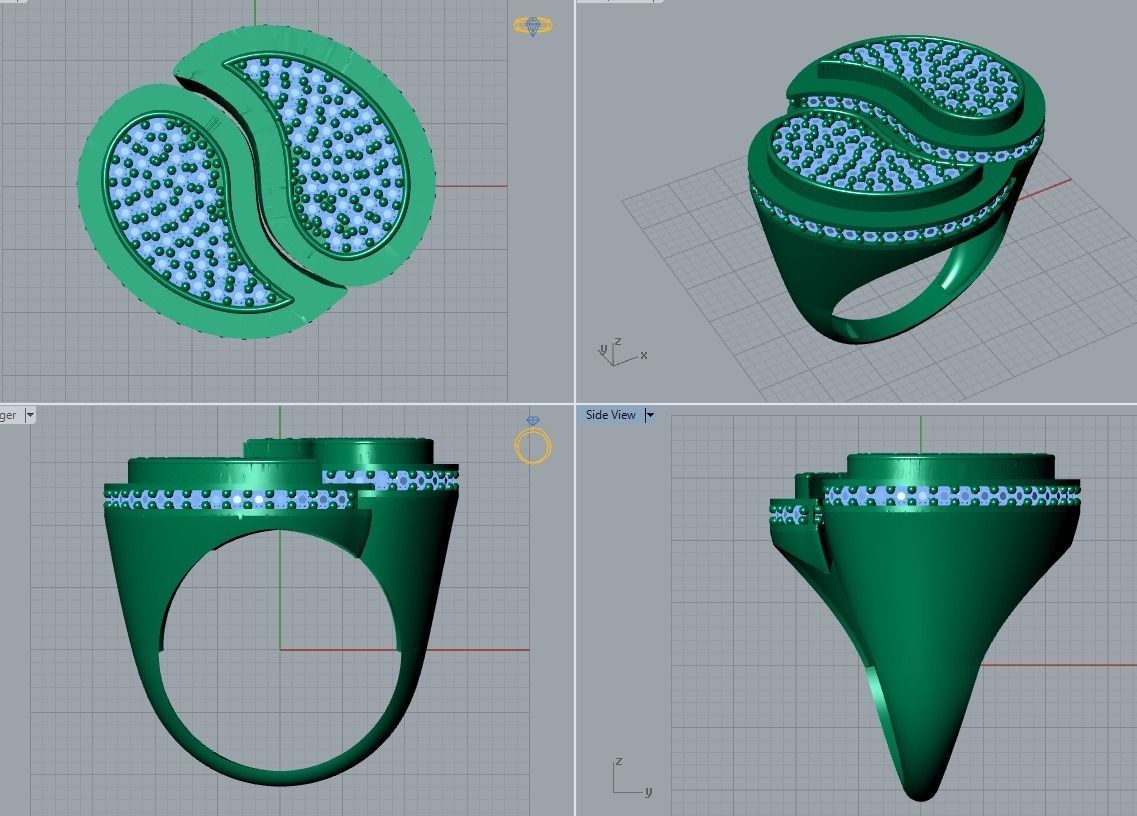 jewelry ring 3D print model_4