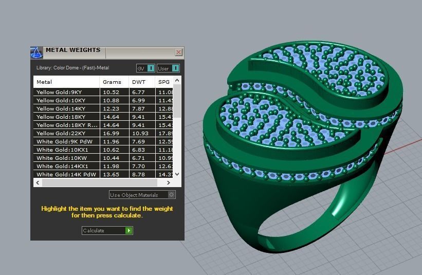 jewelry ring 3D print model_5