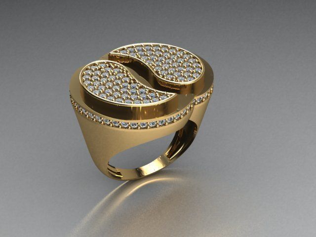 jewelry ring 3D print model_1